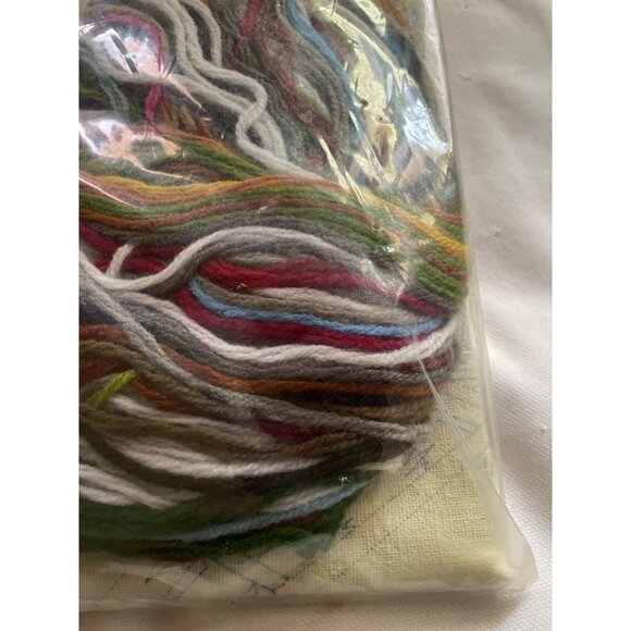 Paragon Needlecraft Stitchery Kit "The Rain Barrel" 16x20 Stamped Picture Yarn/T - Picture 5 of 8